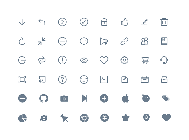 Custom Icons